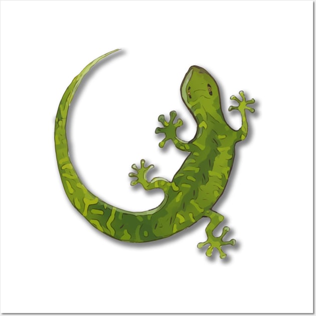 gecko Wall Art by WelshDesigns